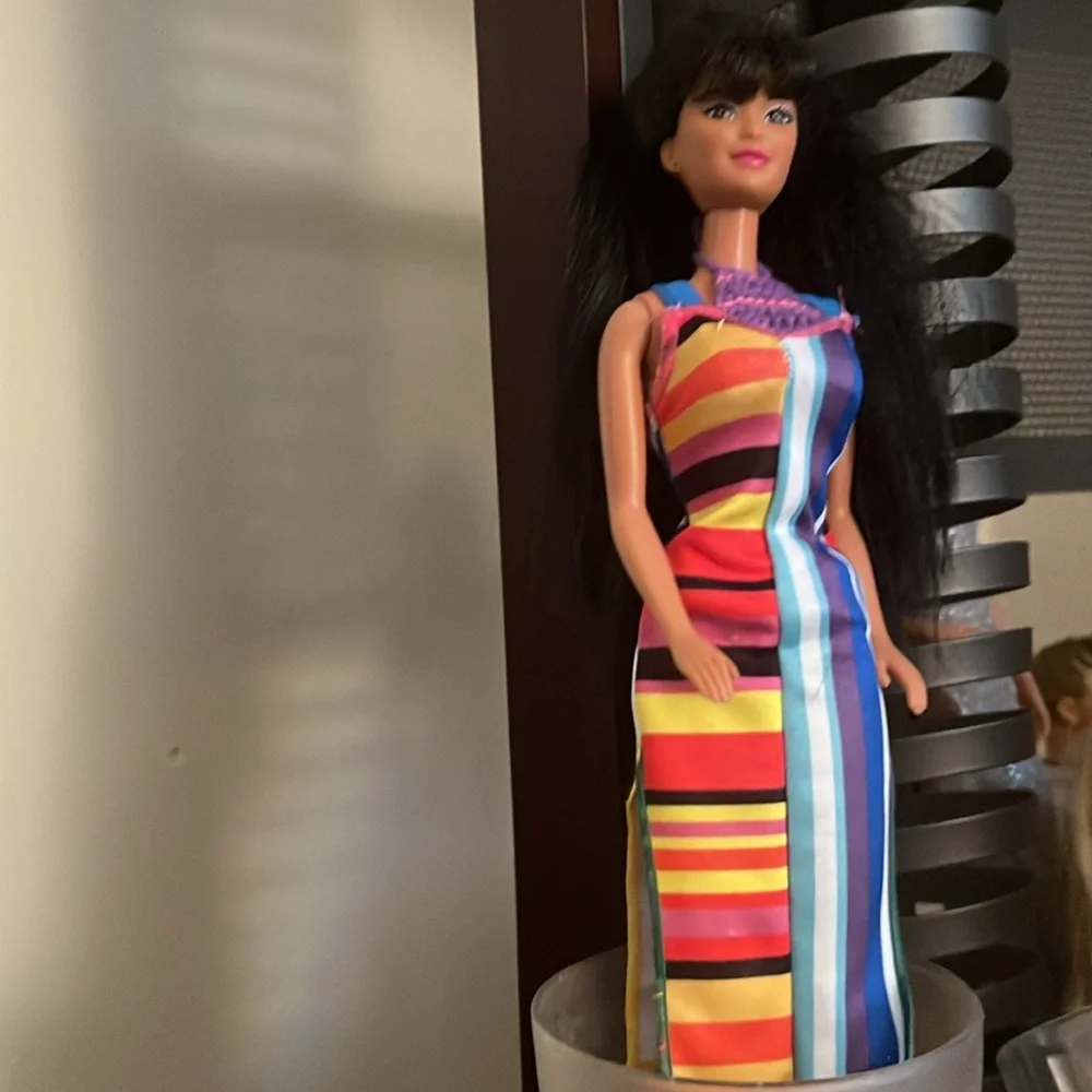 Pearl Beach Kira Barbie Doll with Black Hair two outfits